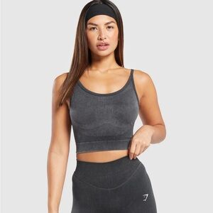 GYMSHARK SEAMLESS WASHED MIDI TANK